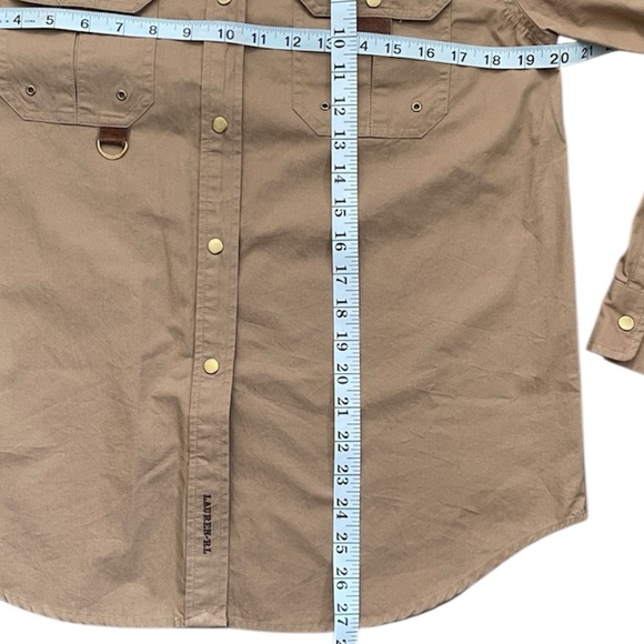 Ralph Lauren Women’s Military/Safari Vibes Khaki Long-Sleeve Snap Up Shirt S NWT - Picture 15 of 16